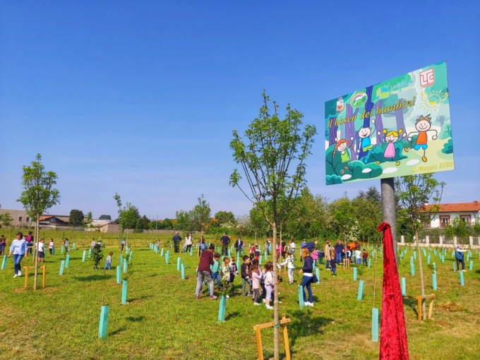 Inaugurato il nuovo bosco dei bambini