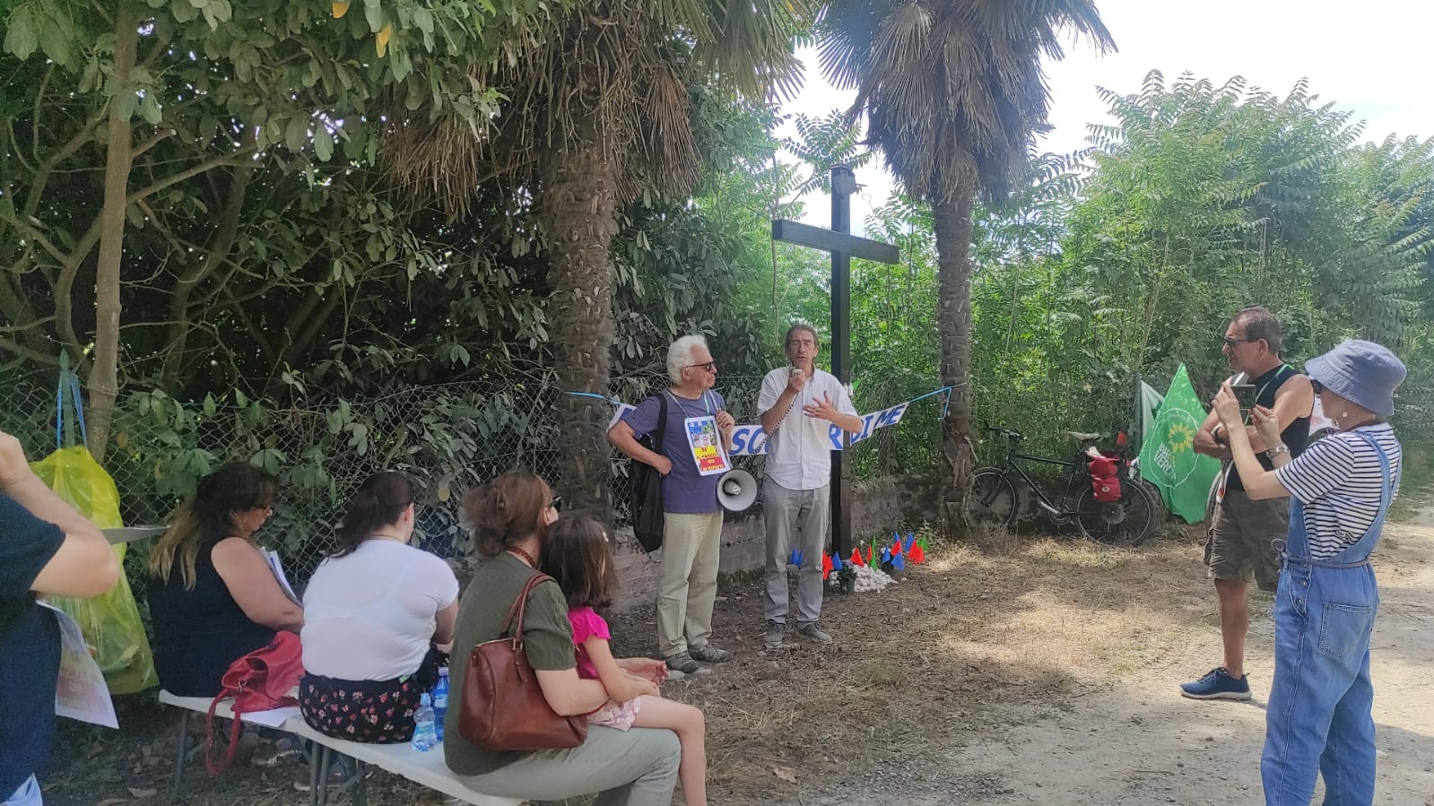 Buscate sit in di protesta