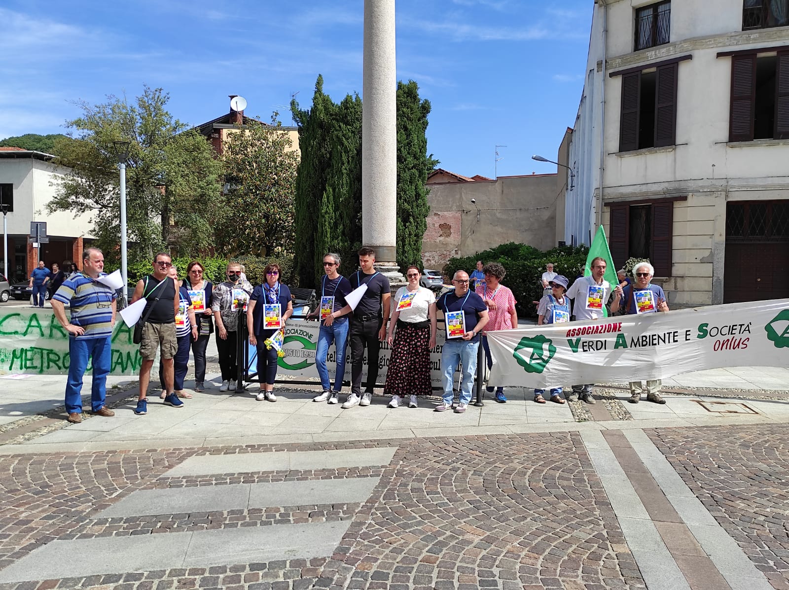 Buscate sit in di protesta