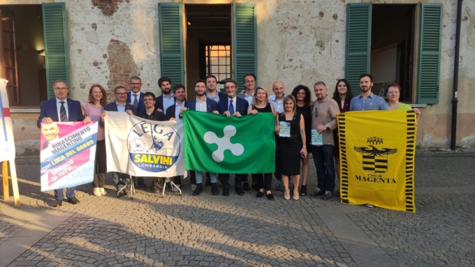 Fontana “benedice” la Lega di Magenta e Del Gobbo