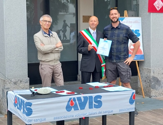 La riconoscenza ai donatori Avis