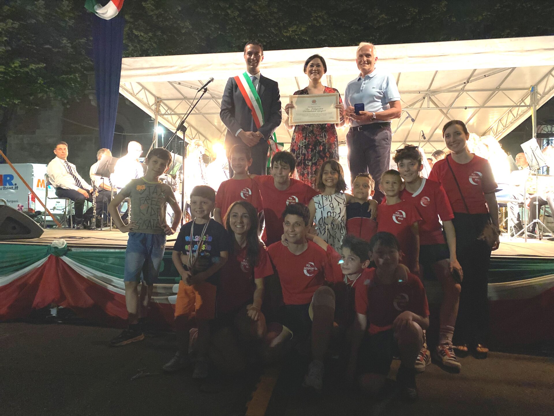 Rho Festa della Repubblica 2 giugno il sindaco Orlandi in fascia tricolore e premiati con onorificenze civiche _Associazione_Giosport