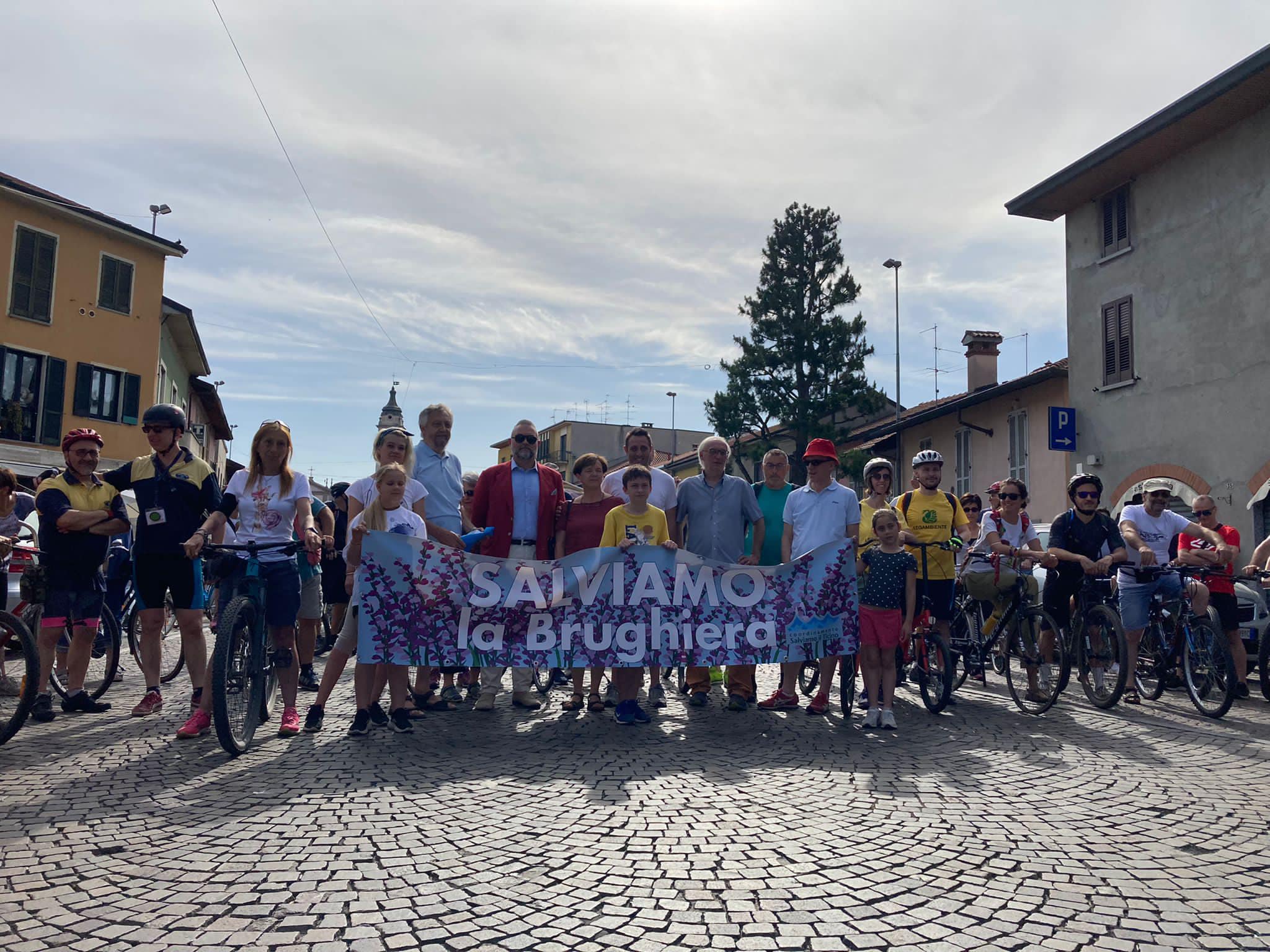 Biciclettata Castanese contro masterplan malpensa per salvare la brughiera