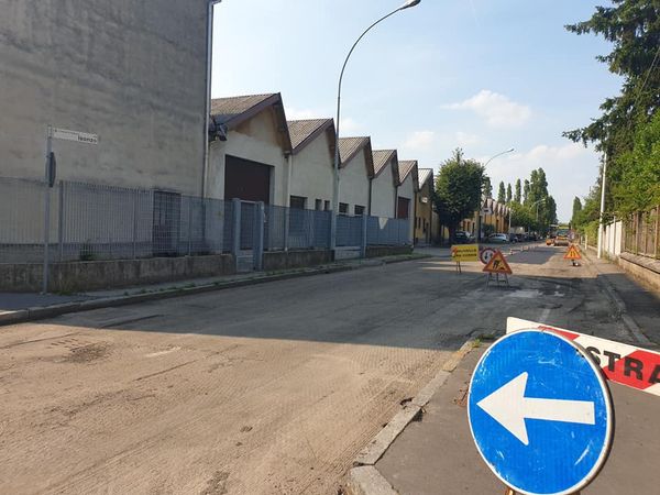 Manutenzione di via Isonzo: iniziati i lavori