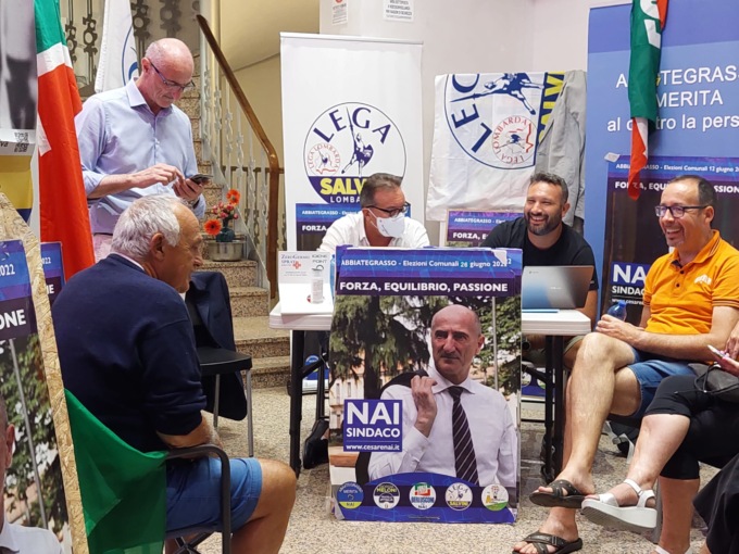 Ad Abbiategrasso Cesare Nai è in vantaggio