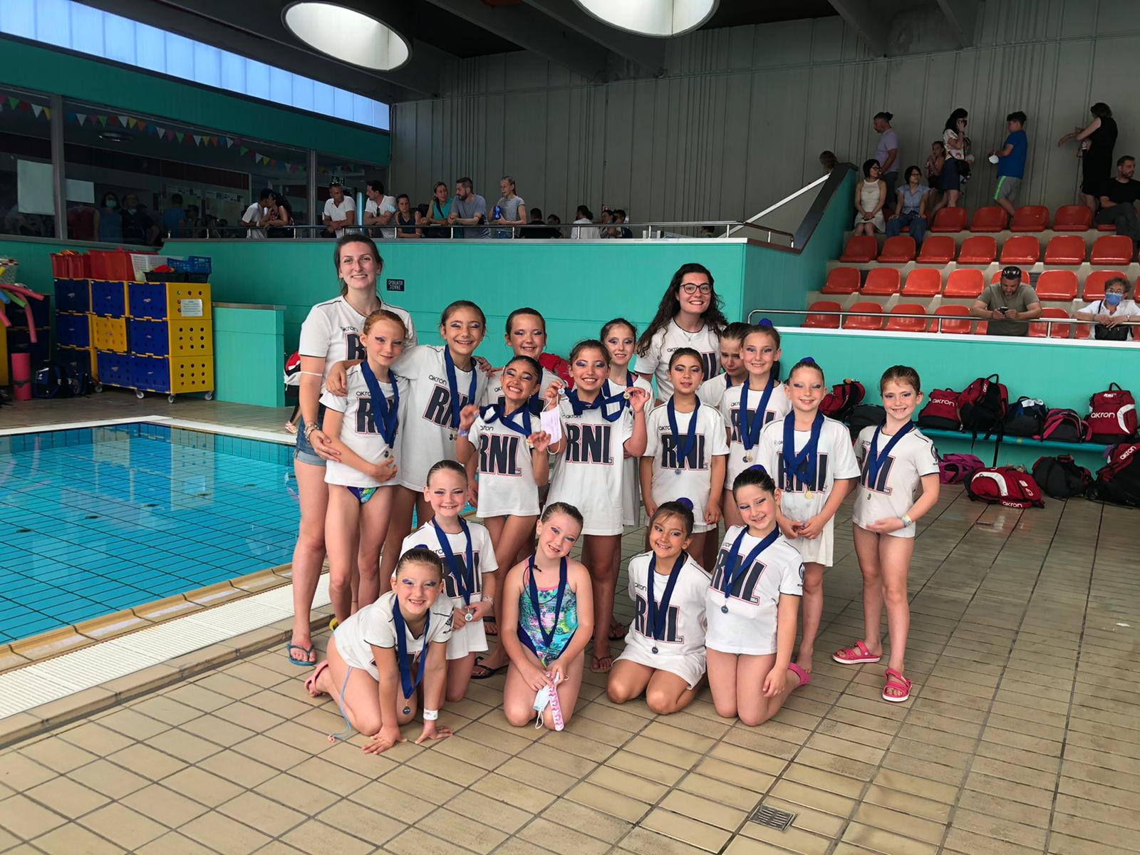 Rari Nantes Legnano La squadra Esordienti C, Oro ai Regionali
