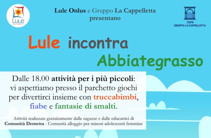 I volontari di Lule onlus incontrano la città