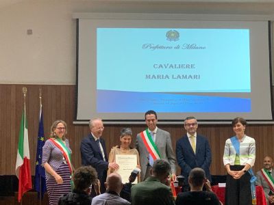 La preside Maria Lamari, Cavaliere della Repubblica