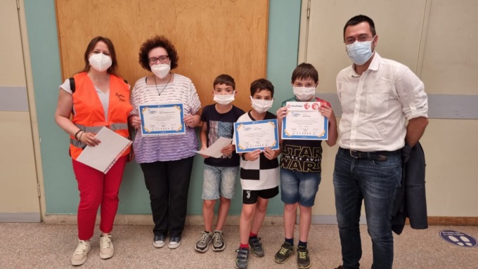 Pedibus: attestato di partecipazione agli alunni per la fine della scuola