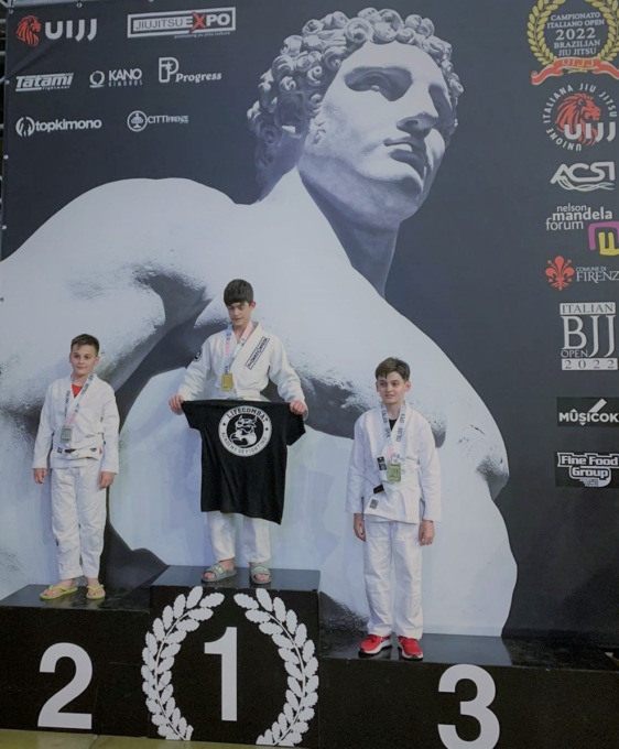 Alessandro campione italiano di Brazilian Jiu Jitsu