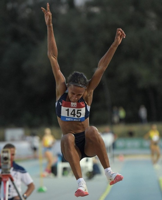 Salto in lungo, la giovane Marta Amani conquista la settima maglia Tricolore consecutiva