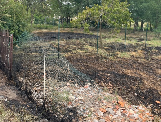 Vegetazione ancora a fuoco: i pompieri spengono il rogo