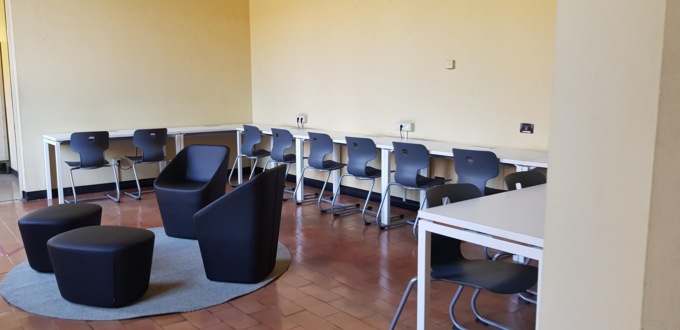 Nuovo look per le sale studio della biblioteca di Villa Burba