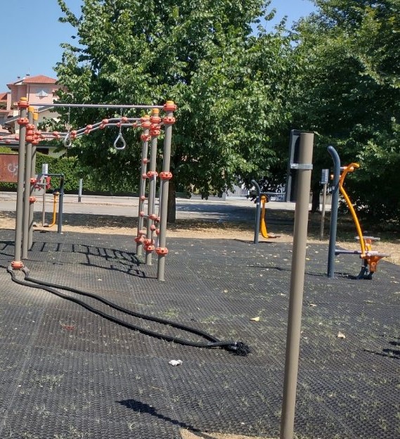 Al parco Rosetta nuova area fitness outdoor