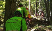 Precipita mentre cerca i funghi: muore sul colpo