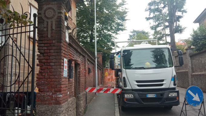 Sgombero in via Dante, tolto il gas degli appartamenti