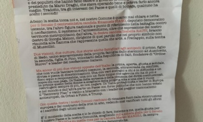 Lettera del Pd firmata Orlandi per invitare a votare Fiano: scoppia il caso