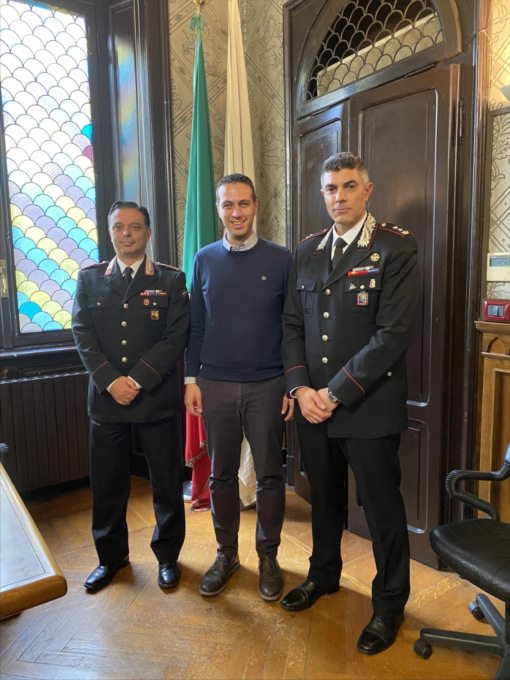 Il nuovo comandante dei Carabinieri incontra il sindaco