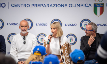 Federica Pellegrini ha inaugurato il Centro di Preparazione Olimpica del Coni a Livigno