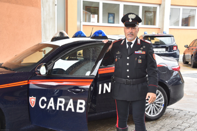 Massimo Gaias va in pensione dopo una vita nell’Arma
