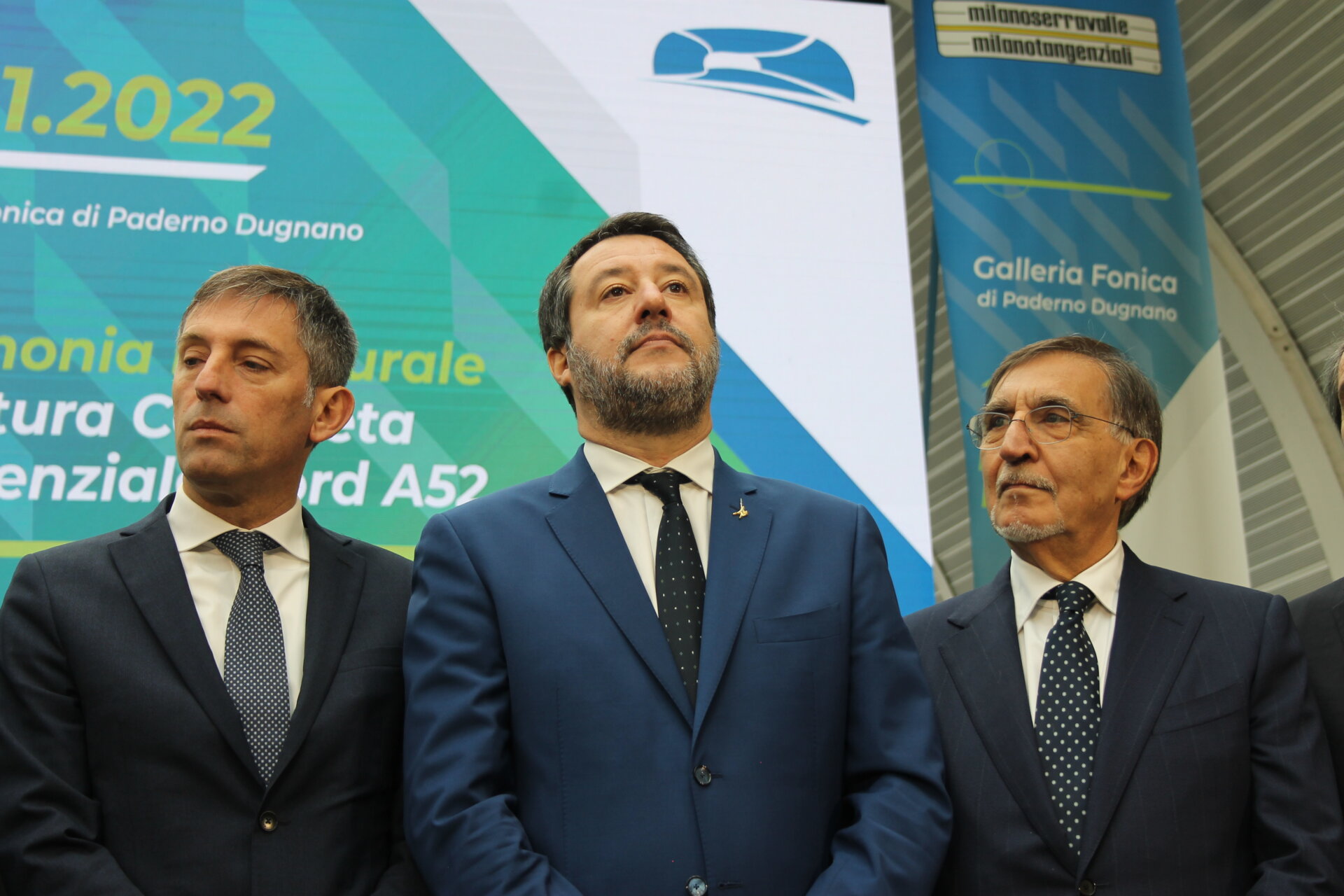 Inaugurazione Rho-Monza Matteo Salvini