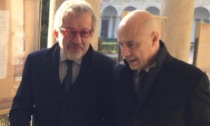 Il sindaco Del Gobbo saluta Roberto Maroni
