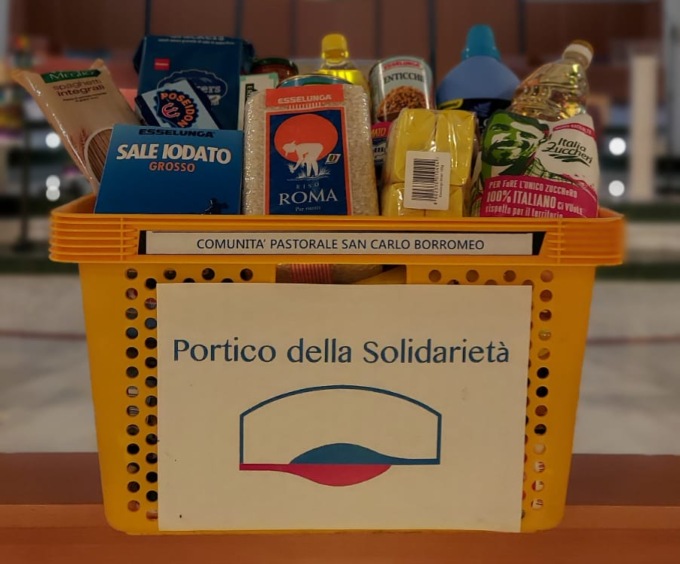 Raccolta straordinaria di alimenti per le famiglie in difficoltà