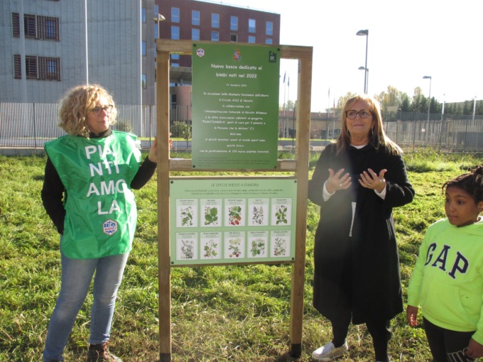 Messe a dimora le piante del Bosco dei nuovi nati
