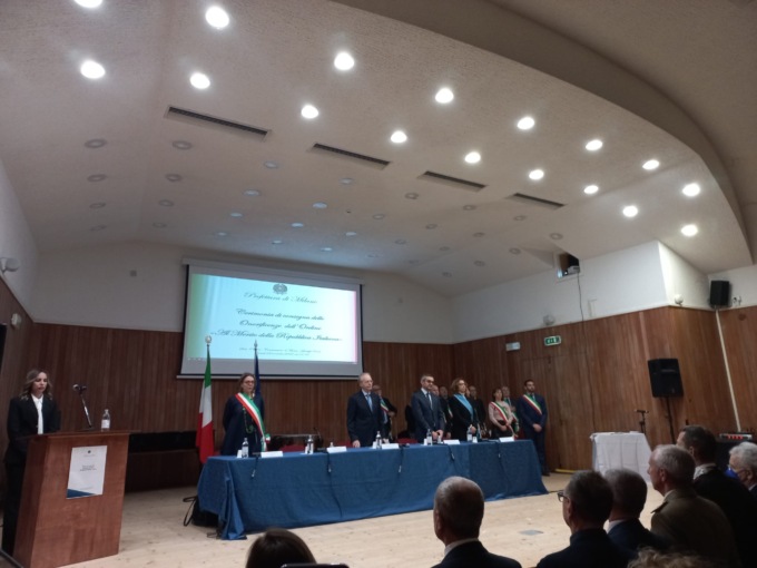 Consegna Onorificenze al Merito della repubblica