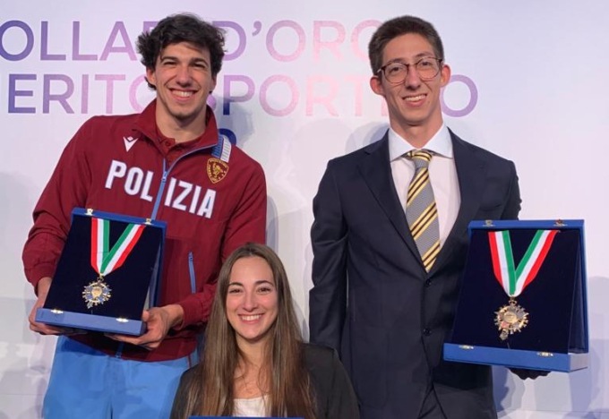 Collare d’oro ai paralimpici Simone Barlaam  e Alberto Amodeo