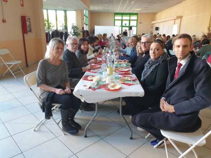 Oltre 110 partecipanti per il pranzo di Natale degli anziani
