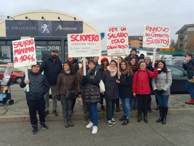 Lavoratori del sociale: in piazza per protestare per il proprio contratto