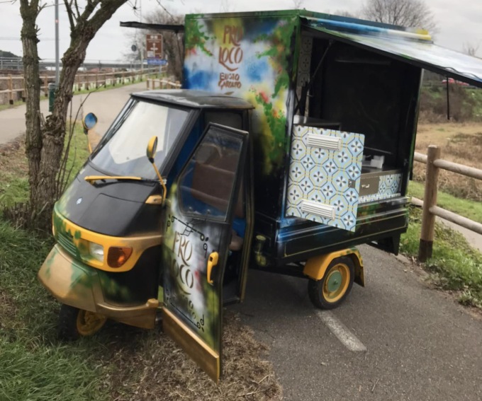 Vandalizzata l’Ape Street food della Pro Loco