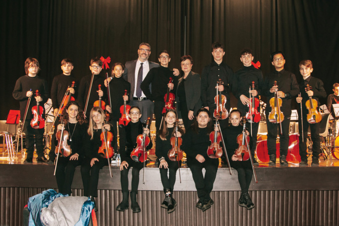 Per il concerto di Capodanno anche giovani violinisti di Senago