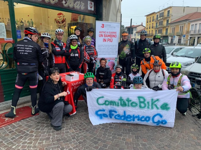 In sella fino a Monza per curare la leucemia nei bambini