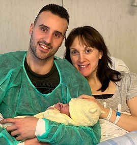 La prima nata della zona è Giulia all’ospedale di Legnano