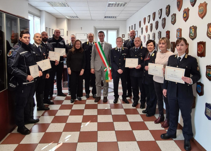 Il Comune premia i suoi agenti in occasione di San Sebastiano