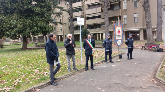 Un giardino per Giorgio D'Ilario, giornalista e storico innamorato di Legnano