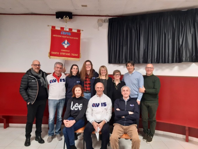 Teresio Cucchetti presidente dell’Avis di Santo Stefano Ticino
