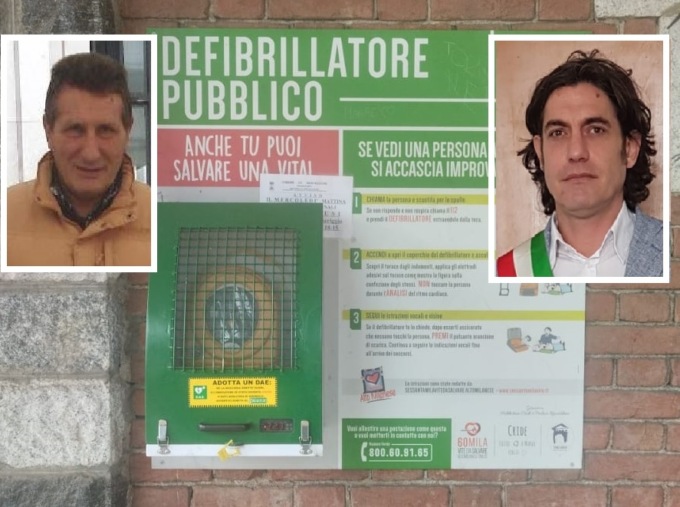 Ex assessore salvato dal defibrillatore con anche l’aiuto del sindaco