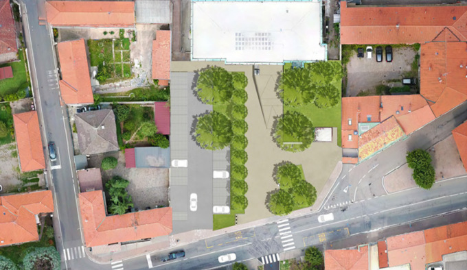 Un nuovo volto per la piazza ad Arluno