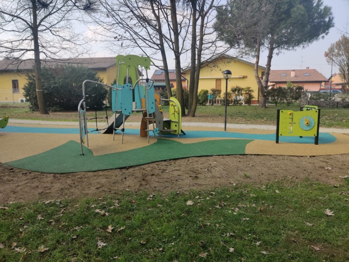 L'area giochi inclusiva è a disposizione dei bambini