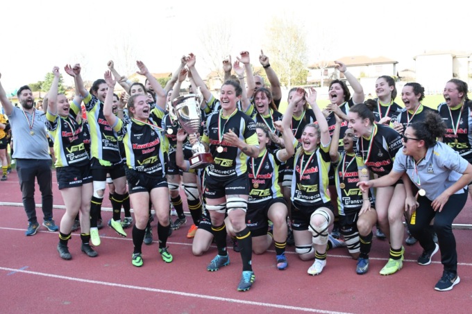 A Parabiago il verdetto del campionato di serie A femminile di rugby: vince il Transvecta Calsivano