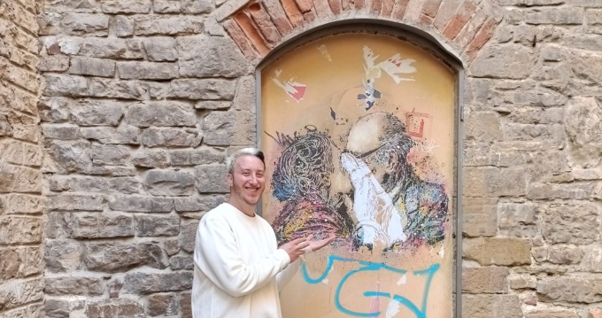 Il bacio bollatese ha raggiunto gli Uffizi di Firenze