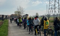 Biciclettata con più di 100 persone lungo il tragitto della Vigevano-Magenta