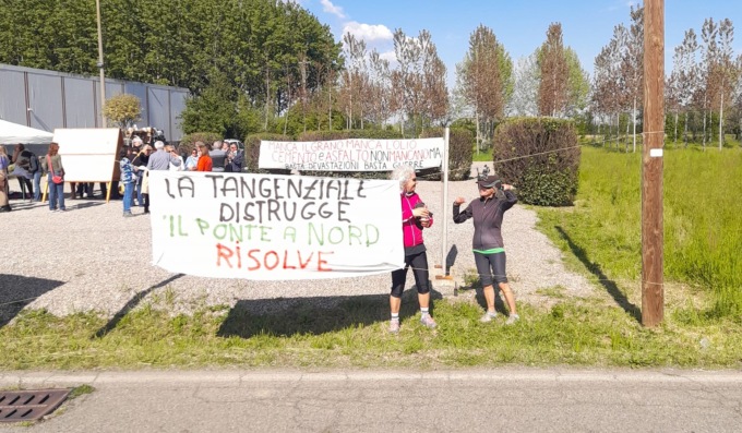Robecco sul Naviglio: presidio no-tang a Castellazzo