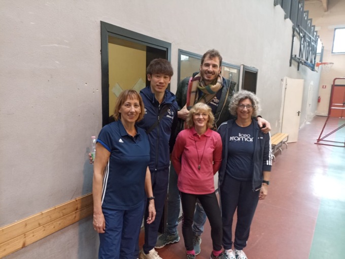 I campioni del volley in visita al liceo Bramante