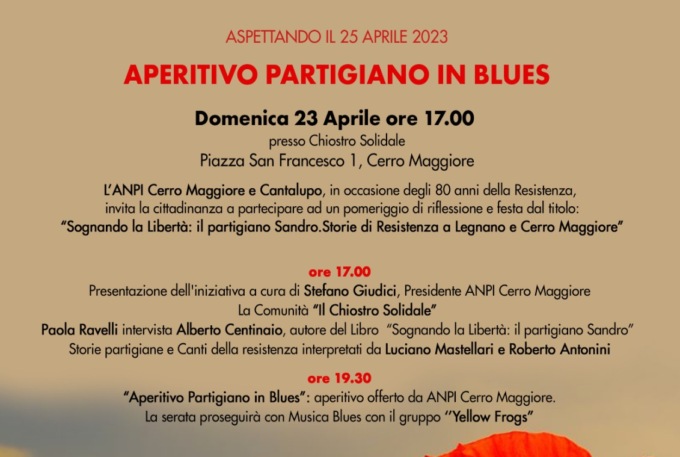 Aperitivo partigiano in Blues a Cerro Maggiore