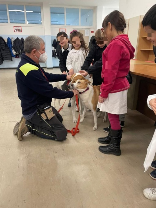 Pet therapy nelle scuole: Principessa Emma ed Eva la Monella tornano tra i bambini