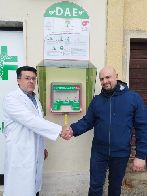 Un nuovo defibrillatore per Cerello-Battuello